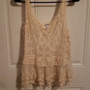 Express lace top